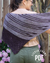 Lichen shawl pattern